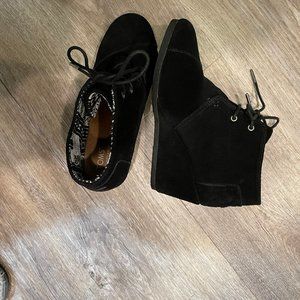 Toms Wedge Bootie